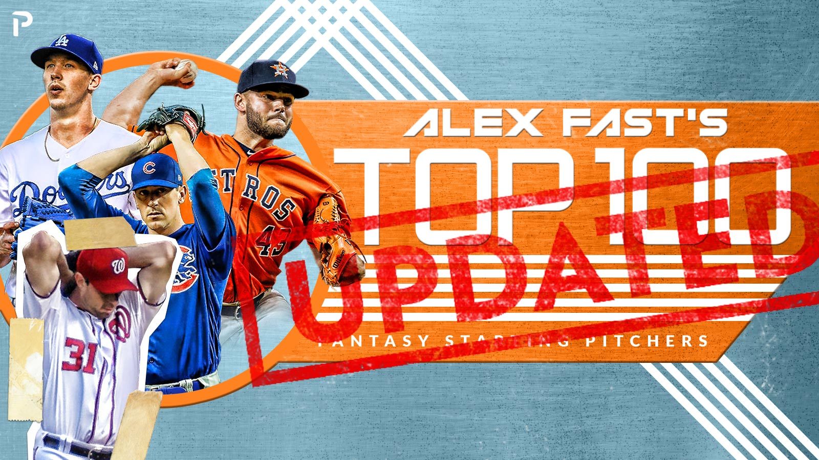 Alex Fast's Updated Top 100 Fantasy Starting Pitchers Pitcher List