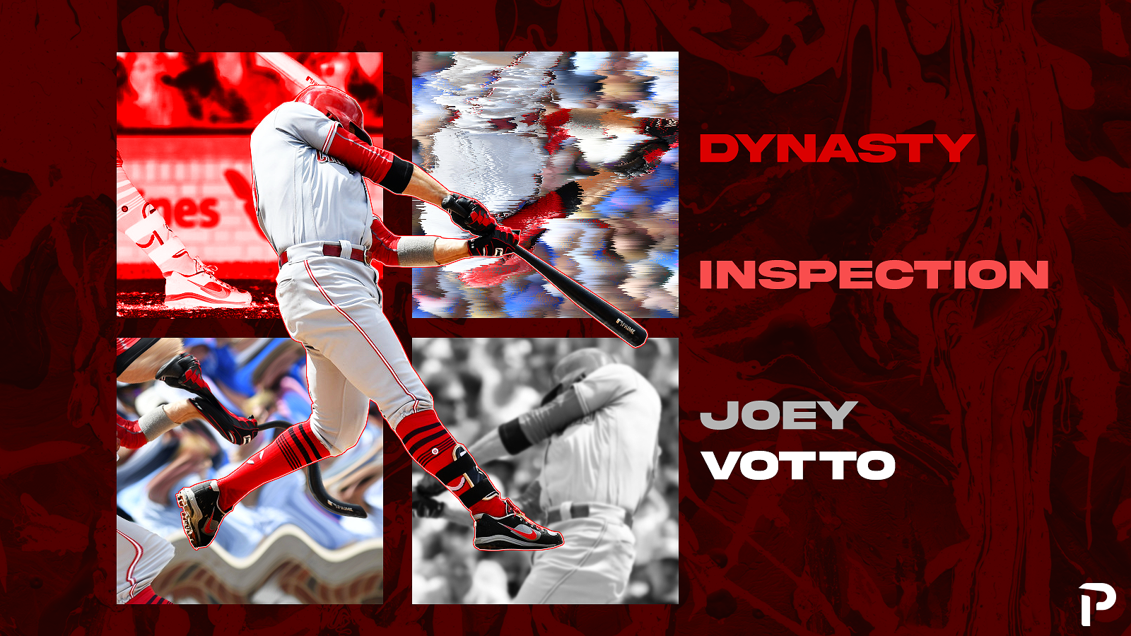 Download Joey Votto in the heat of a powerful swing Wallpaper