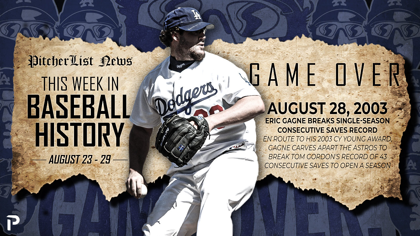 Dodgers: Former Cy Young Pitcher Eric Gagne Tries to Bat Against Himself -  Inside the Dodgers