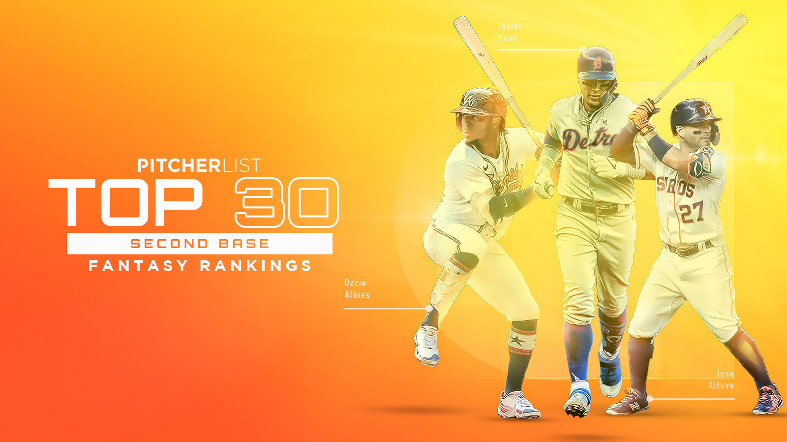 Top 30 Second Basemen For 2022 Fantasy Baseball