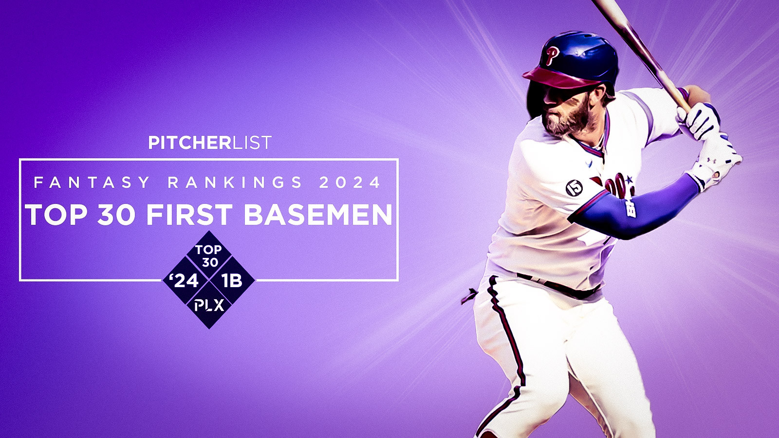 Top 30 First Basemen for Fantasy Baseball 2024 Pitcher List
