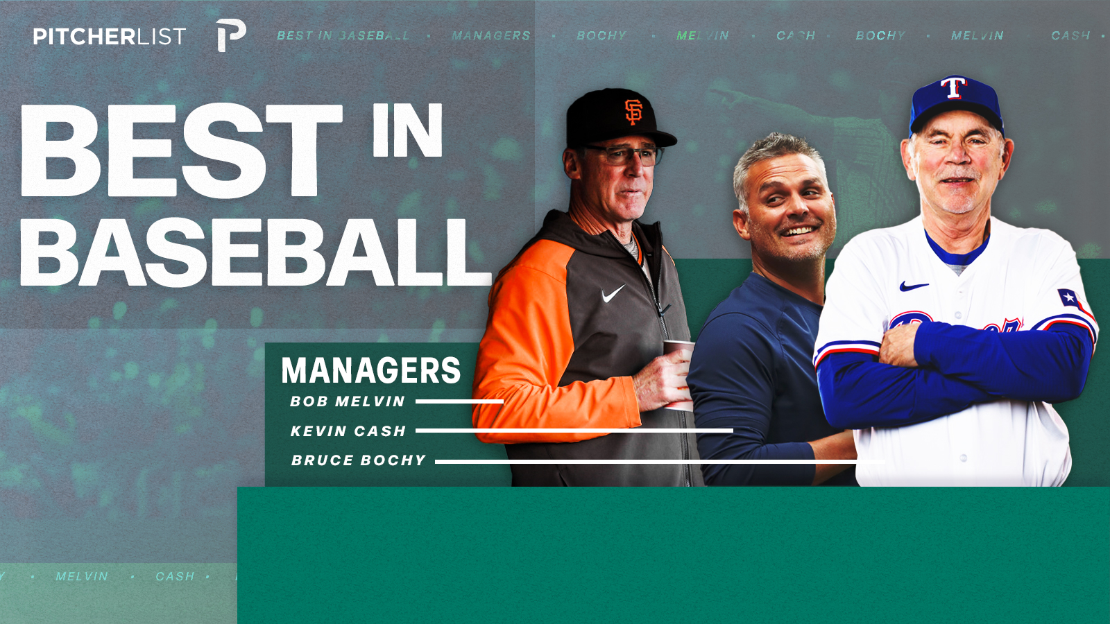 PL Best in Baseball Managers Pitcher List