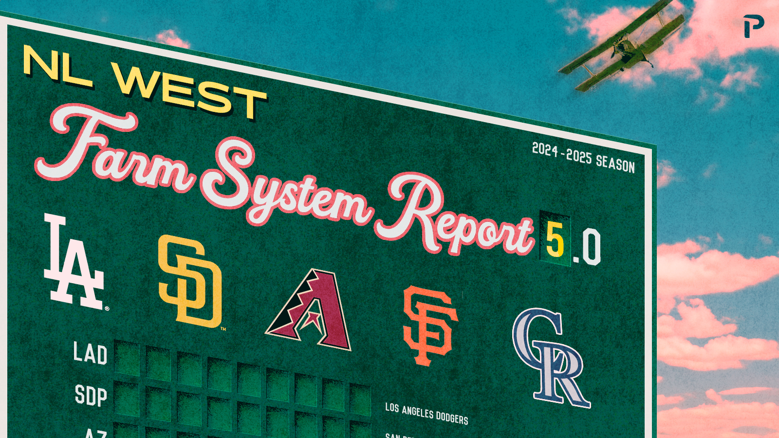 NL West Farm System Report 5.0