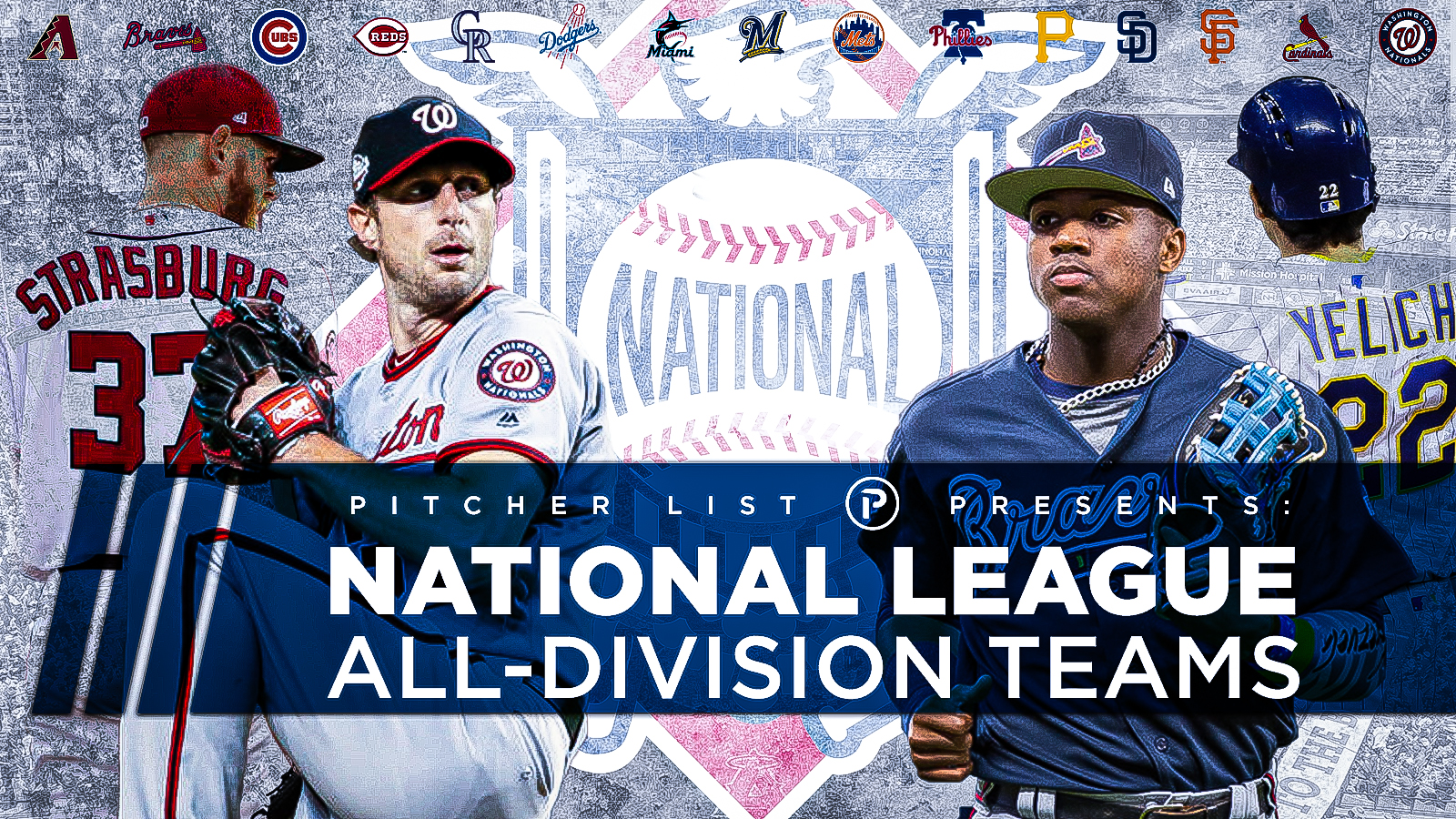 The National League AllDivision Teams Pitcher List